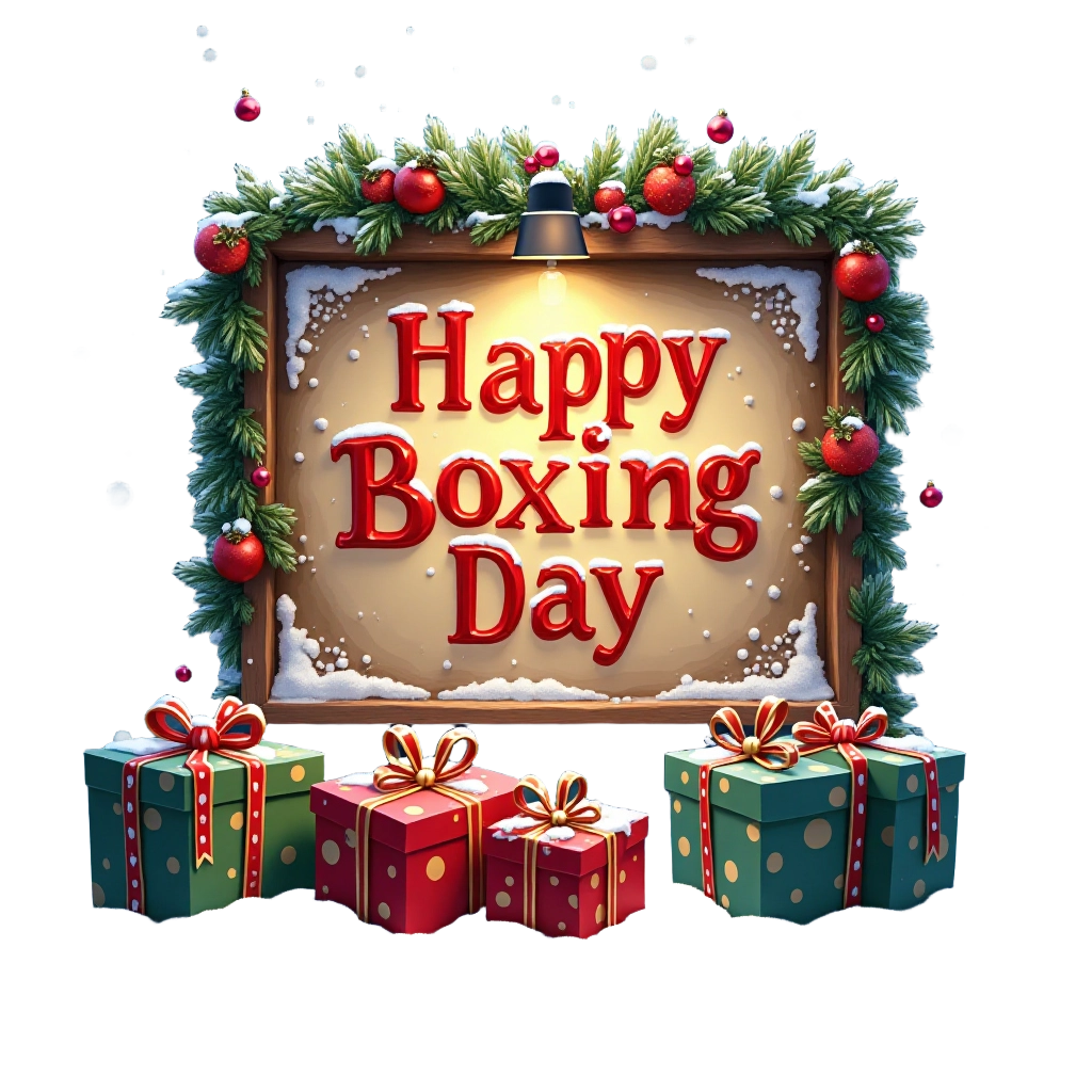 Happy Boxing Day Celebration